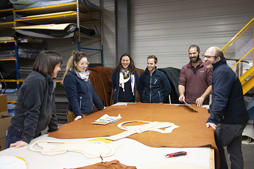 Visite Gwendolen-Fer aux ateliers Antarès Selliers