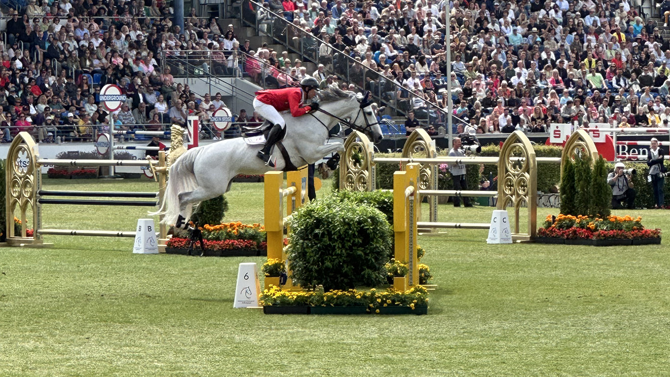 Aachen competition Antarès rider